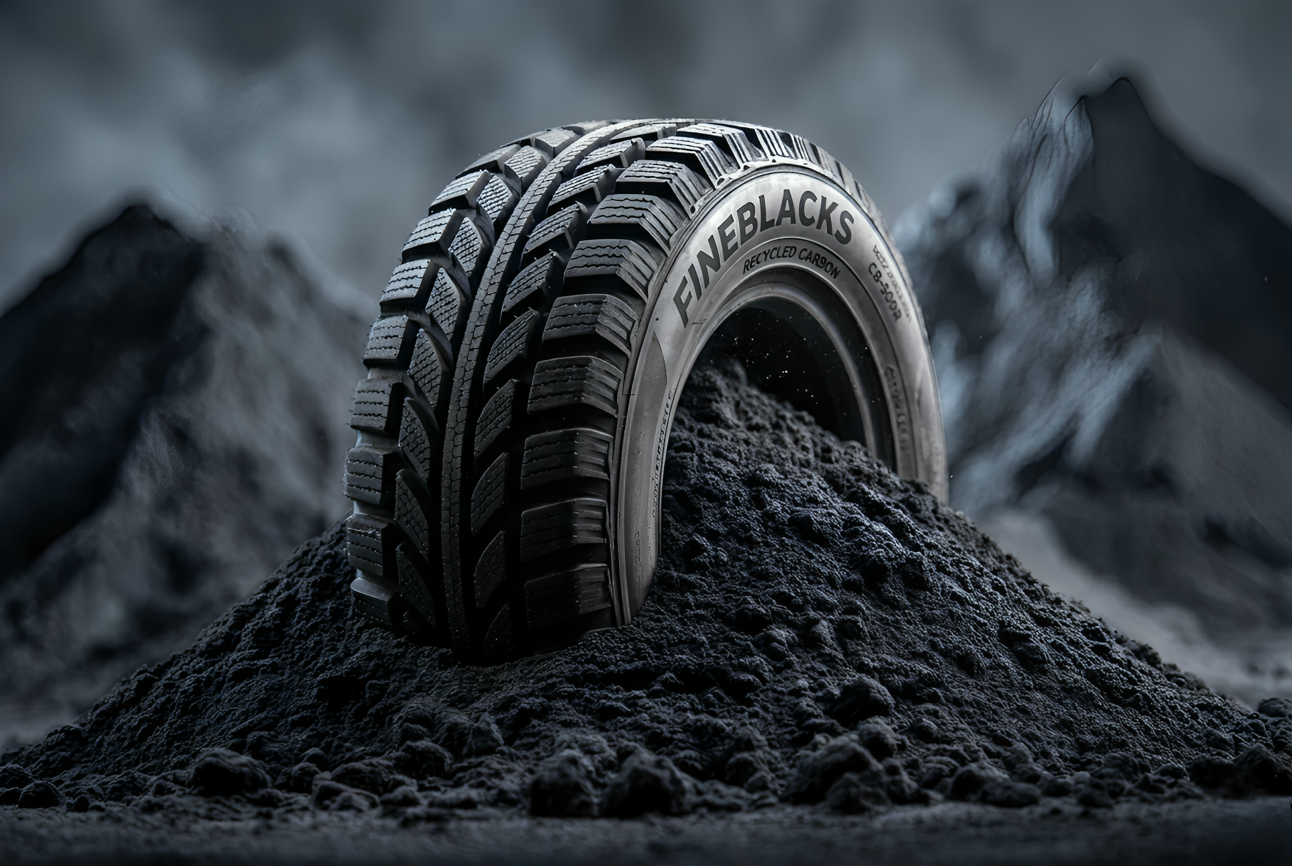 FineBlacks recycled carbon black — tire in carbon black